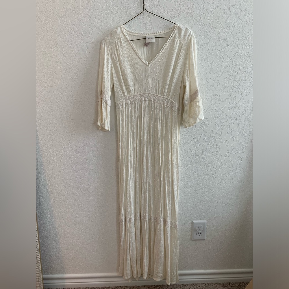 Brand: Knox Rose, size: small, color: white/cream